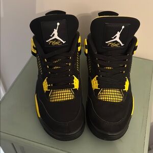 Air Jordan 4 Thunders Black and Yellow